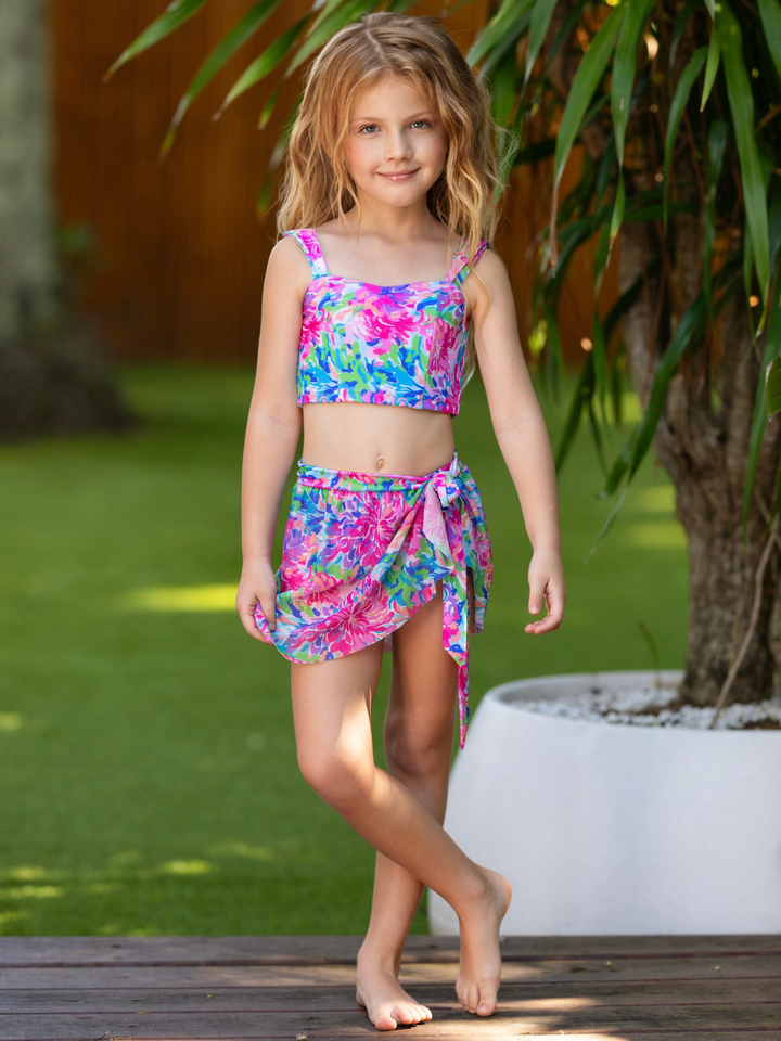 Tropical Bloom Two-Piece Swimsuit
