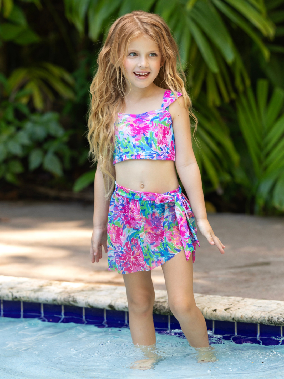 Tropical Bloom Two-Piece Swimsuit
