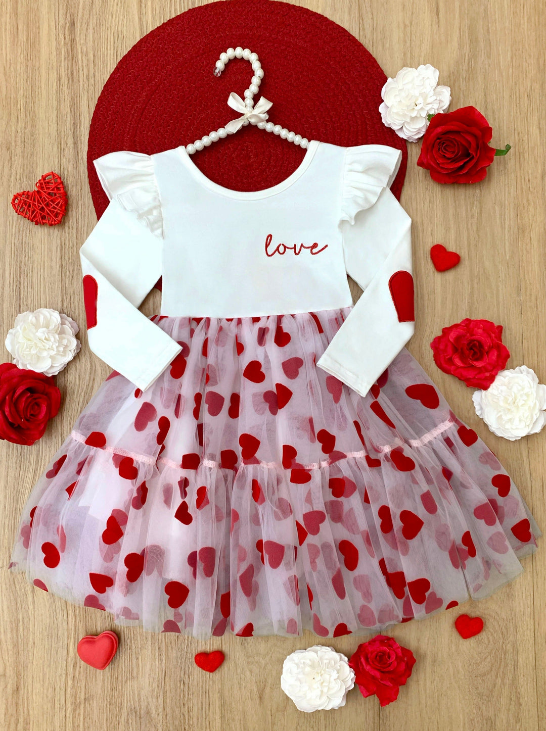 Heart Dress Little Girl Valentines Day Dresses Valentine's Day