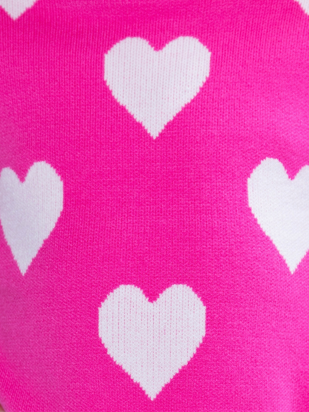 Warms My Heart Hot Pink Turtleneck Sweater Dress