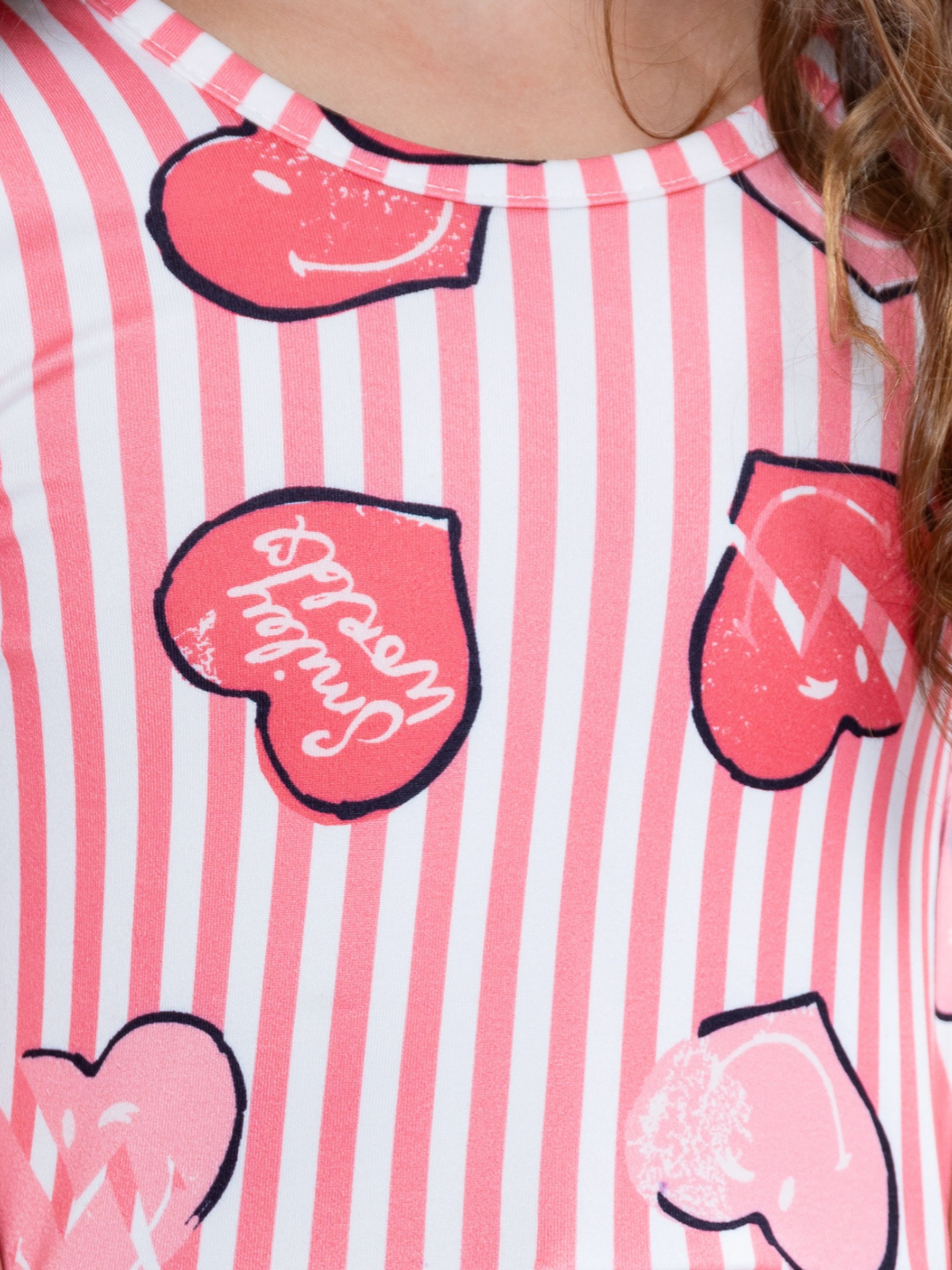 SmileyWorld Love Stamped Skater Dress