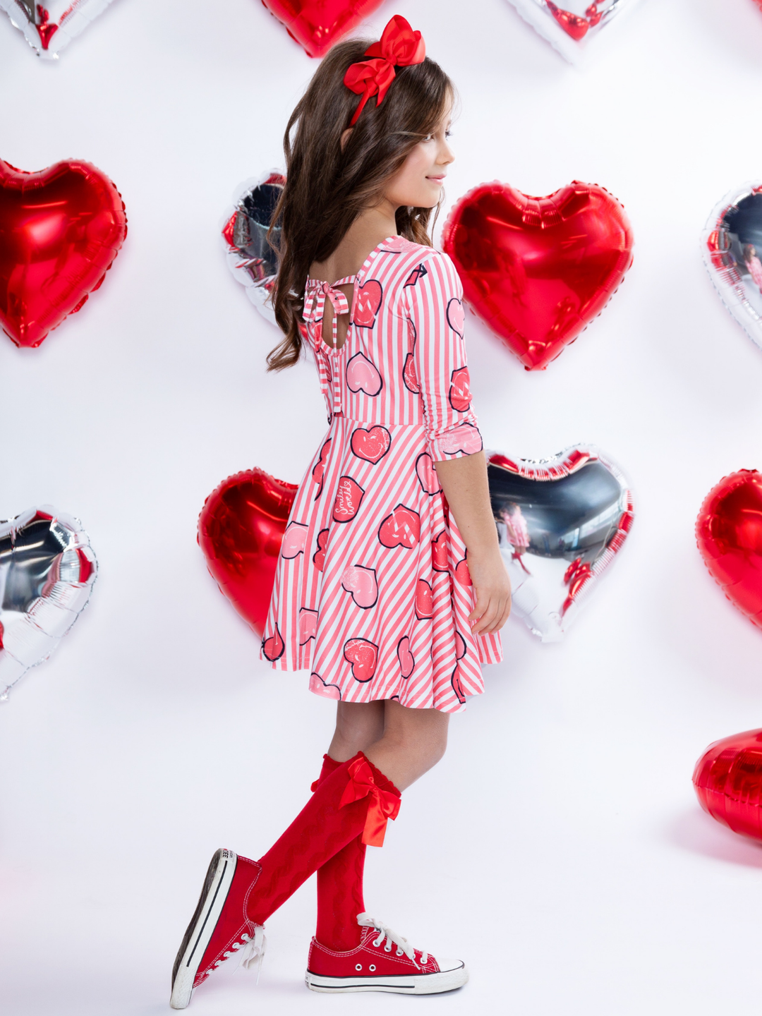 SmileyWorld Love Stamped Skater Dress