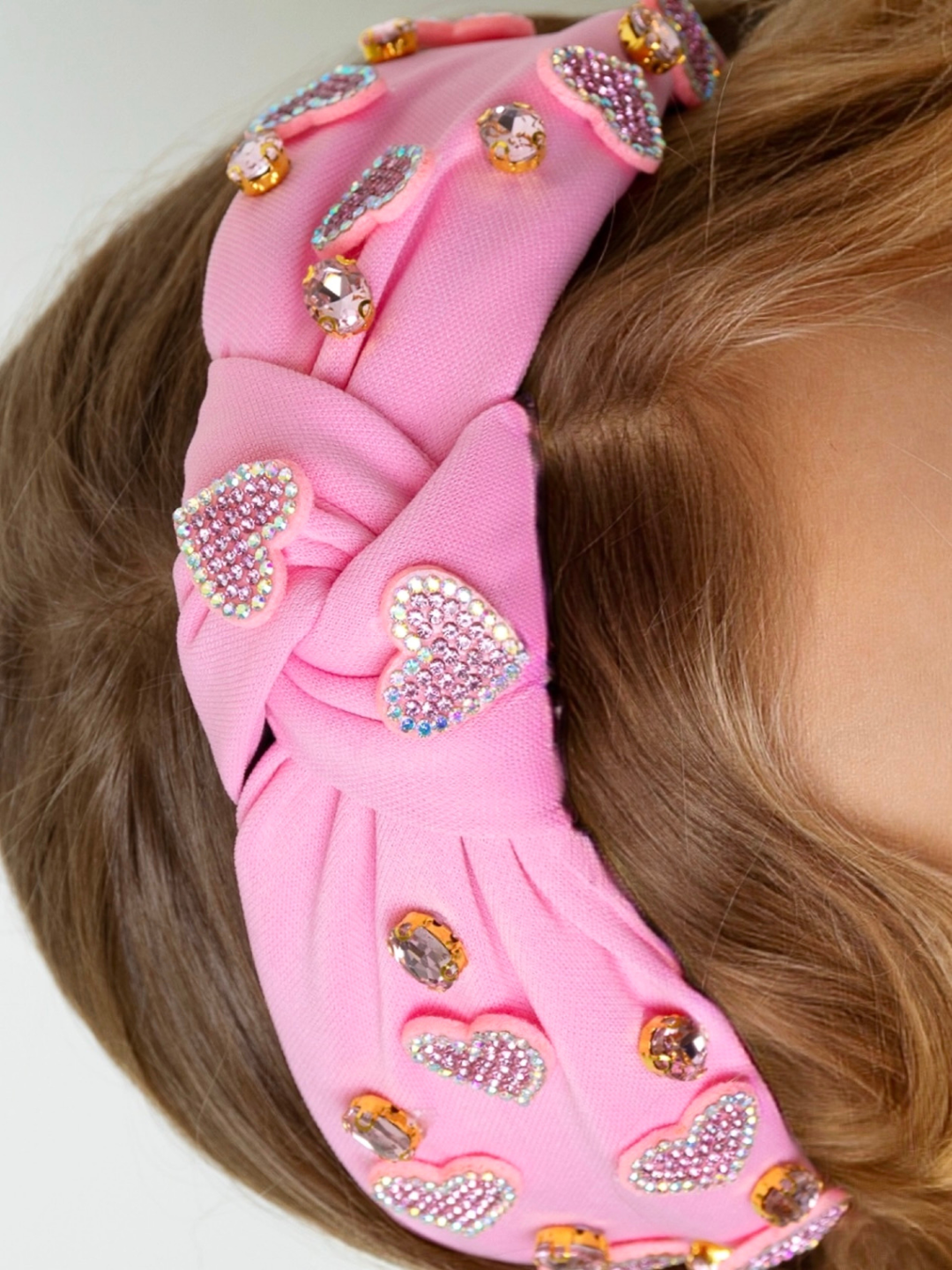 Sweet Sparkle Pink Heart Headband
