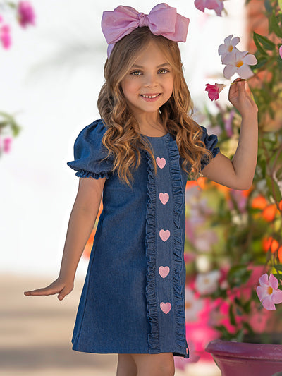 Girls Denim Dress Solid Color Dresses For Girl Spring Autumn Dress Kids  Casual Style Costume Girl - AliExpress
