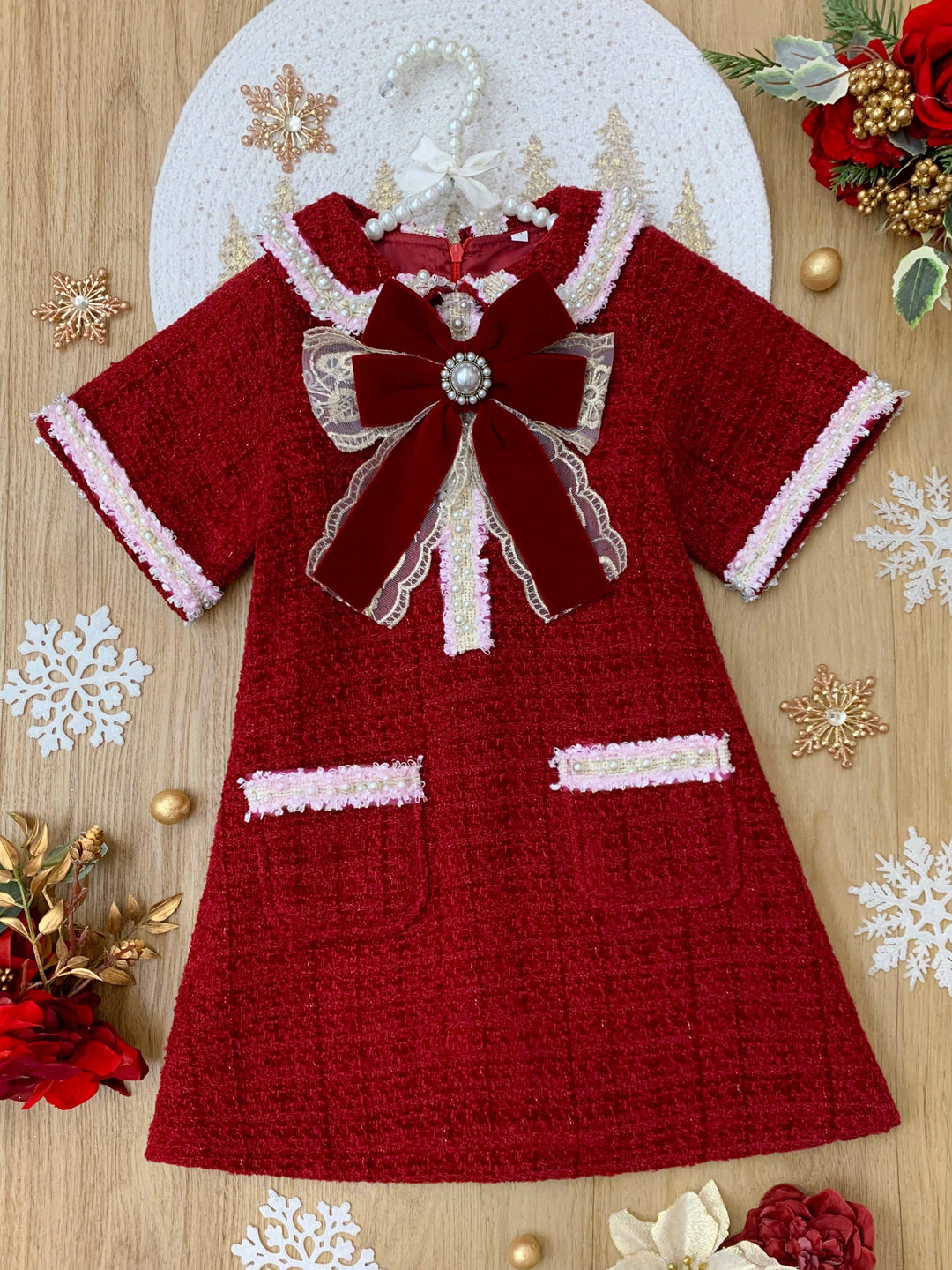 Cozy Meets Chic Tweed Dress