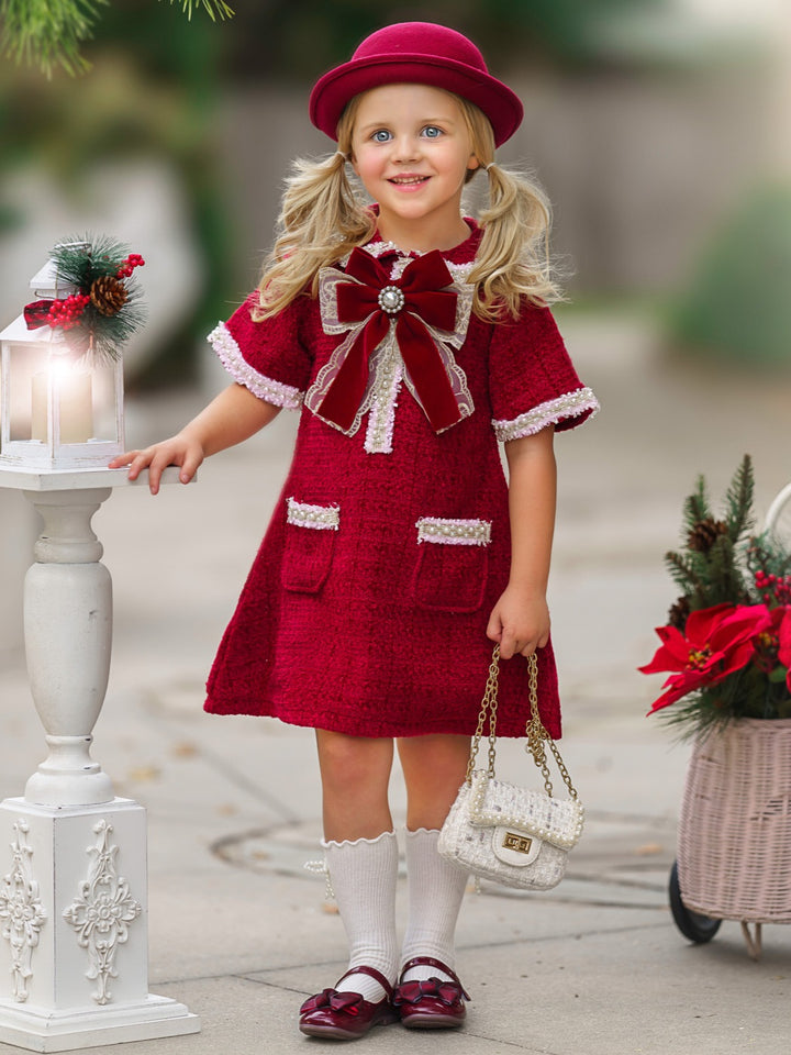 Cozy Meets Chic Tweed Dress