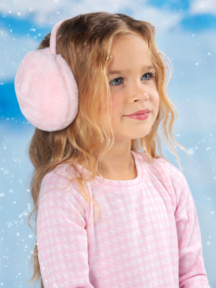 Sugarplush Pink Fuzzy Earmuffs