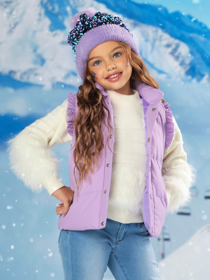 Snow Angel Luxe Fuzzy Knit Sweater