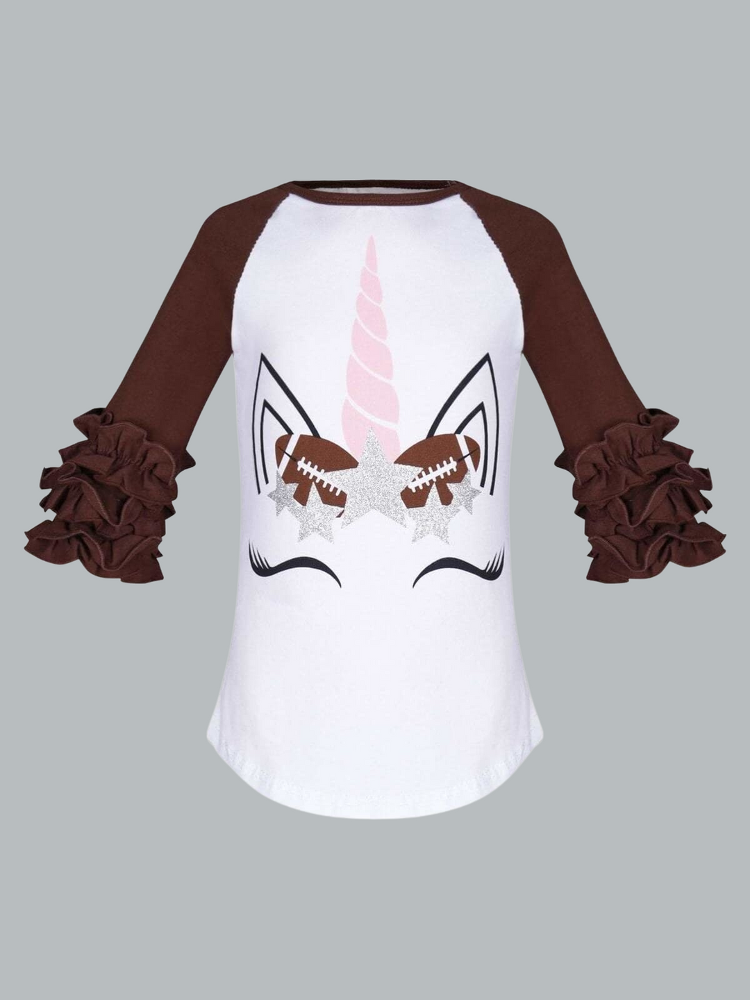 Raglan ruffle sleeve shirts cheap