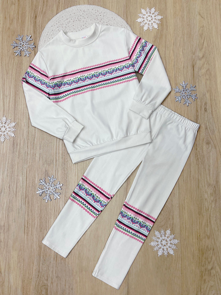Nordic Nights Fair Isle Top and Legging Set