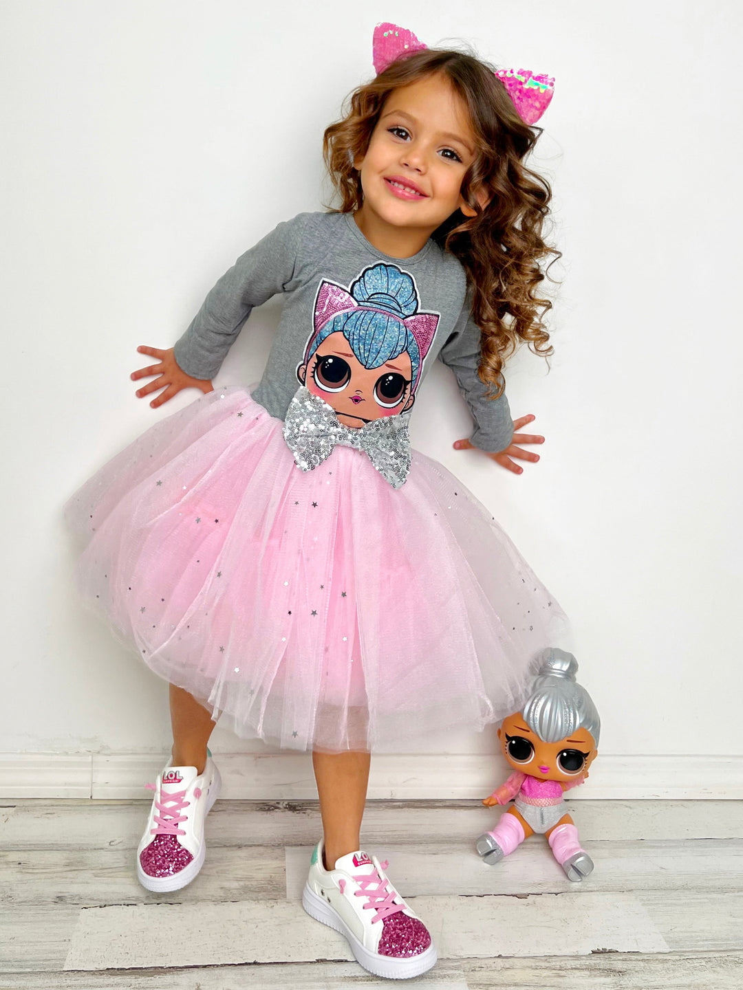 SURPRISE! Kitty Queen Tutu Dress