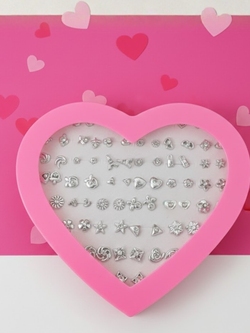 Heart of Gold 36-Pair Stud Earring Variety Set