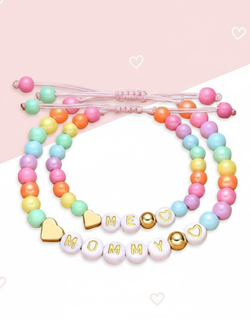 Mommy and Me Sweet Hearts Bracelet Set