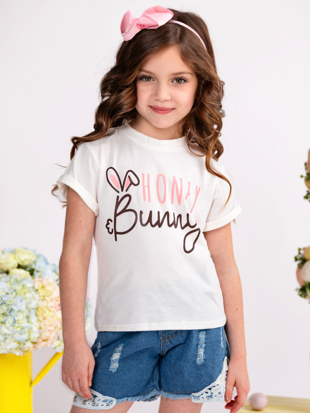 Mommy & Me Honey Bunny Easter Graphic Tee