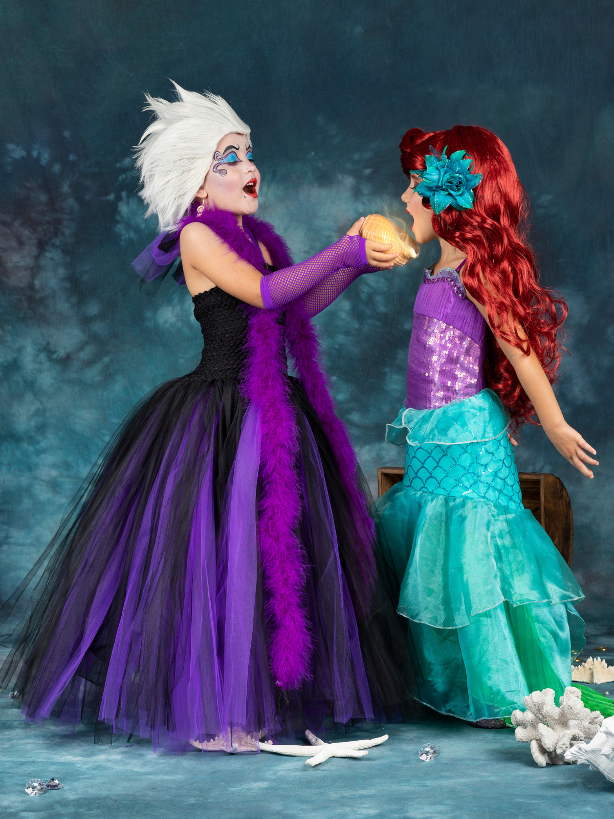 Mermaid Princess Ariel full length ballgown tutu dress – Tulleboutique