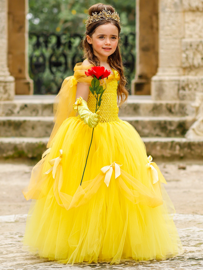 Girls Halloween Costumes | Beauty & The Beast Inspired Tutu Gown – Mia ...
