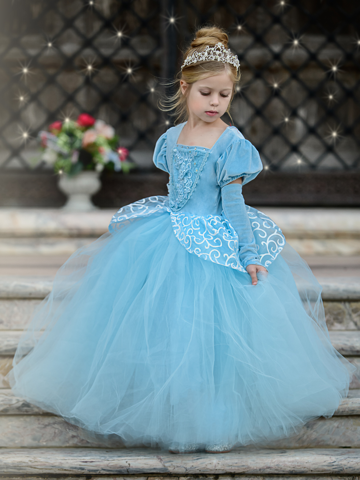 Girls Halloween Costumes | Cinderella Inspired Gown - Mia Belle Girls