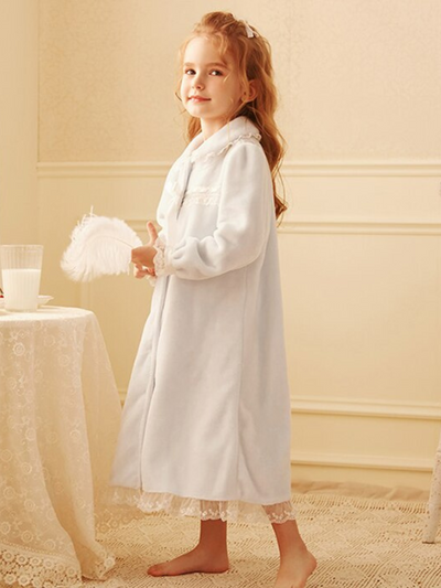 Mia Belle Girls Plush Nightgown Pajamas | Girls Loungewear