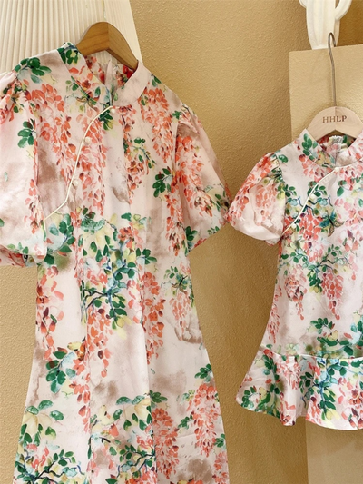 Mommy & Me Matching Dresses | Floral Print Dress | Mia Belle Girls