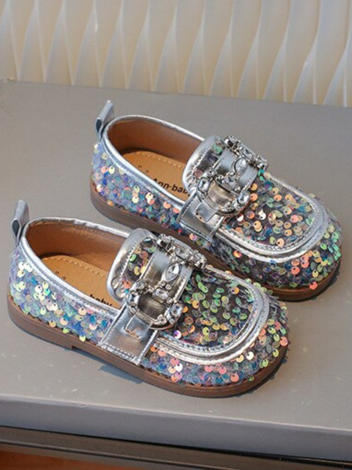 Mia Belle Girls Sequin Loafers | Shoes By Liv & Mia