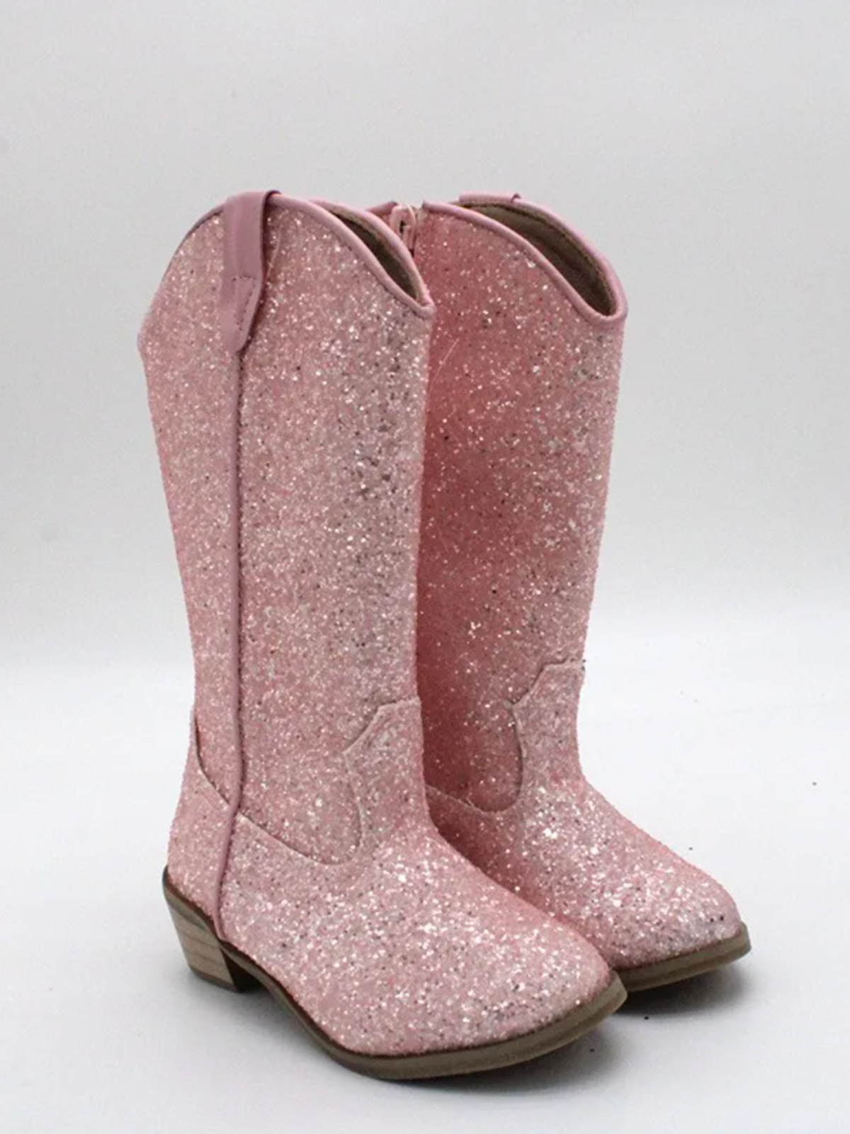 Dazzling In Glitter Cowgirl Boots By Liv and Mia