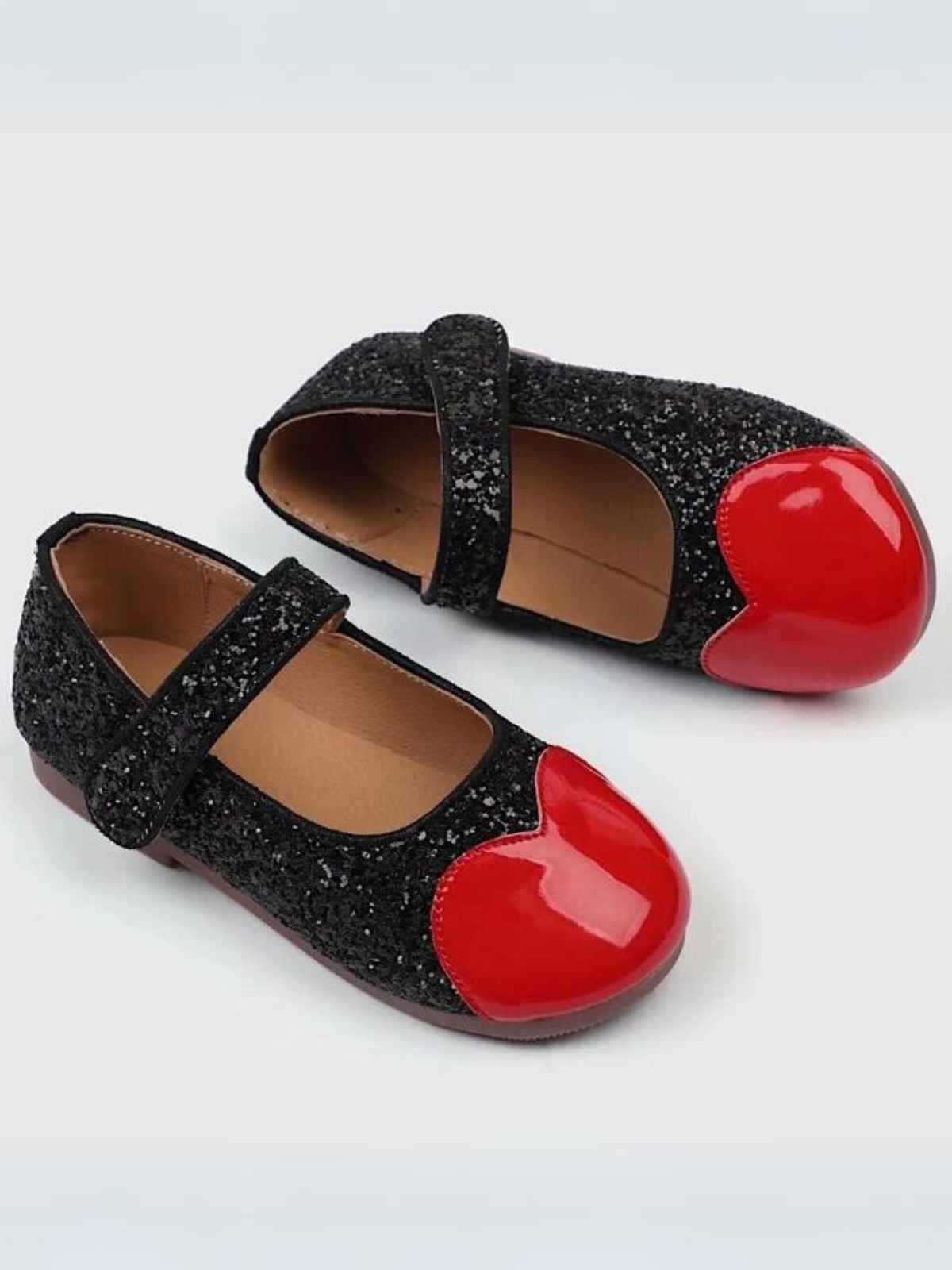 Mia Belle Girls Heart Toe-Cap Mary Janes | Shoes By Liv & Mia
