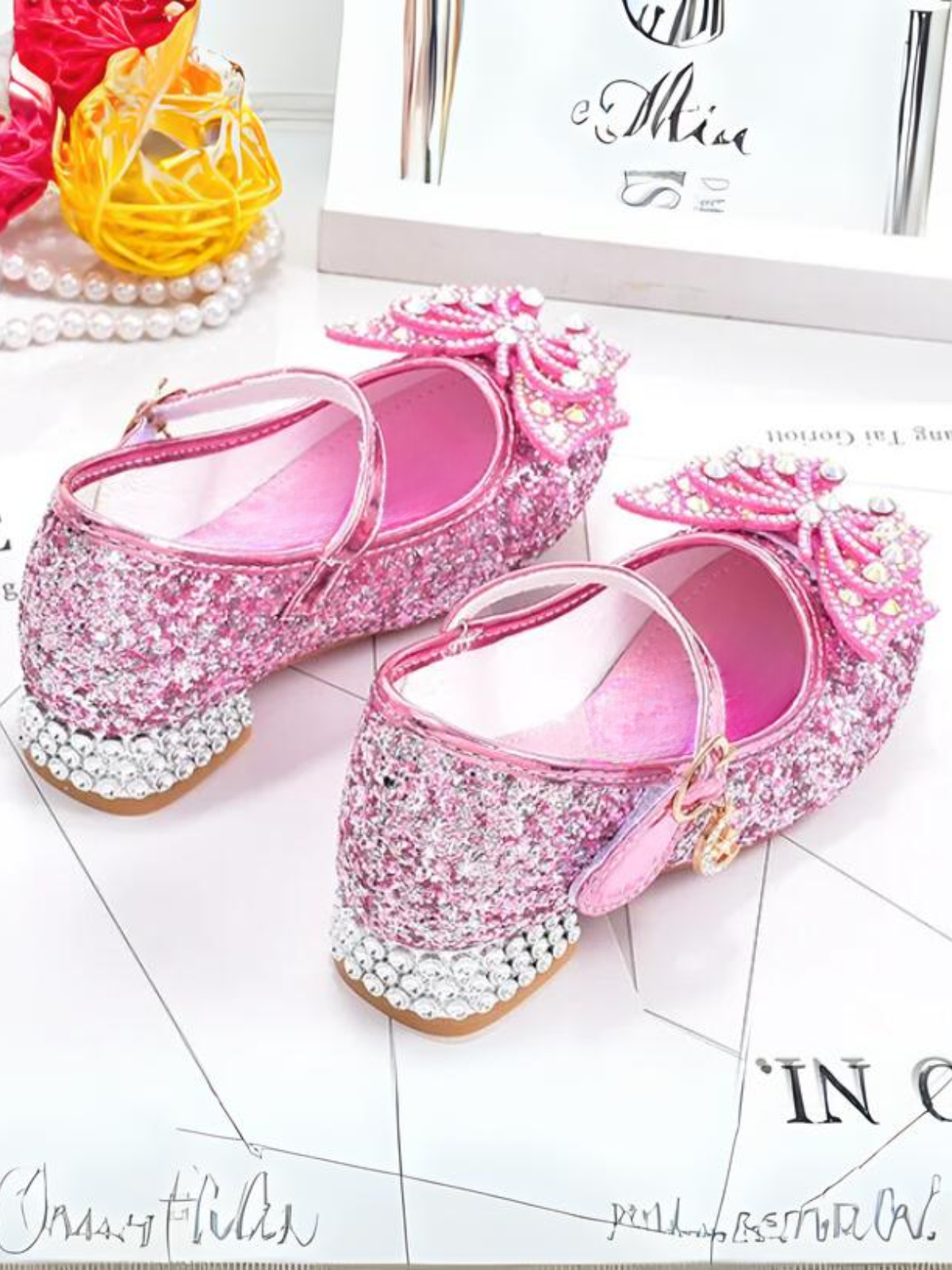 Mia Belle Girls Ice Princess Crystal Shoes | Shoes By Liv & Mia