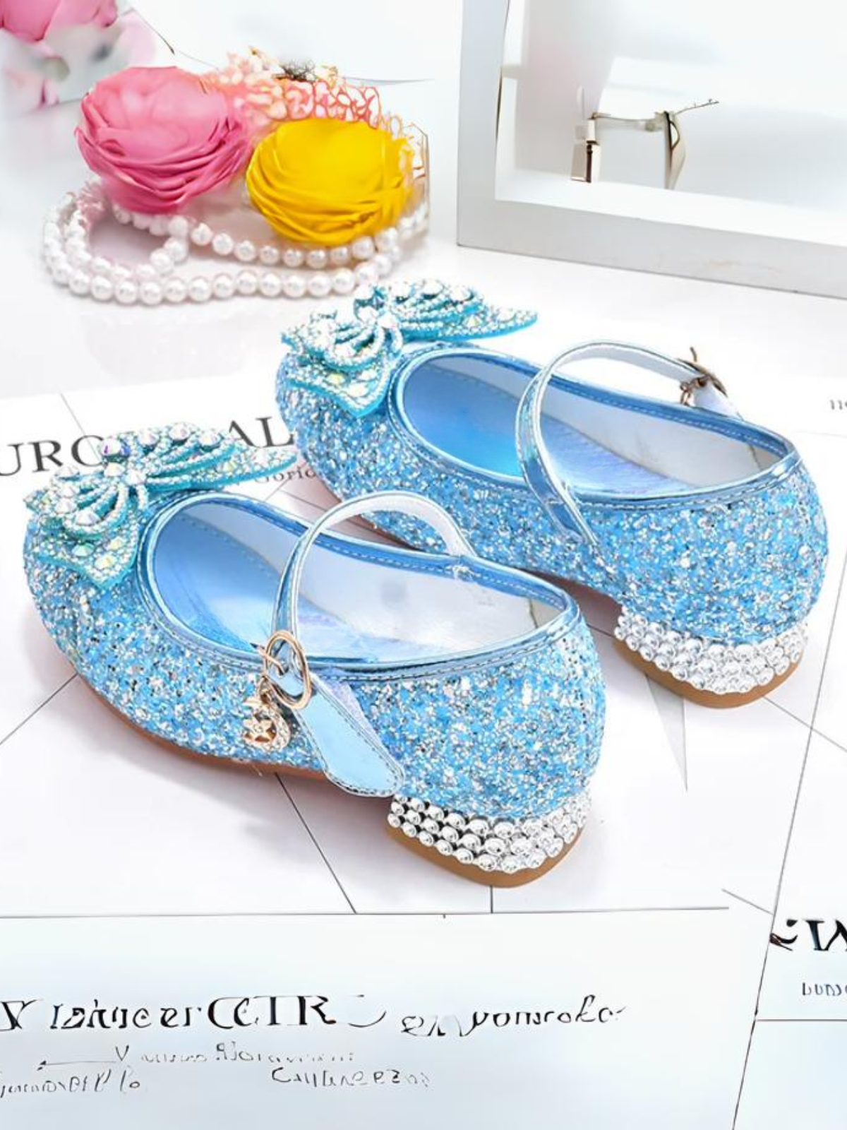 Mia Belle Girls Ice Princess Crystal Shoes | Shoes By Liv & Mia