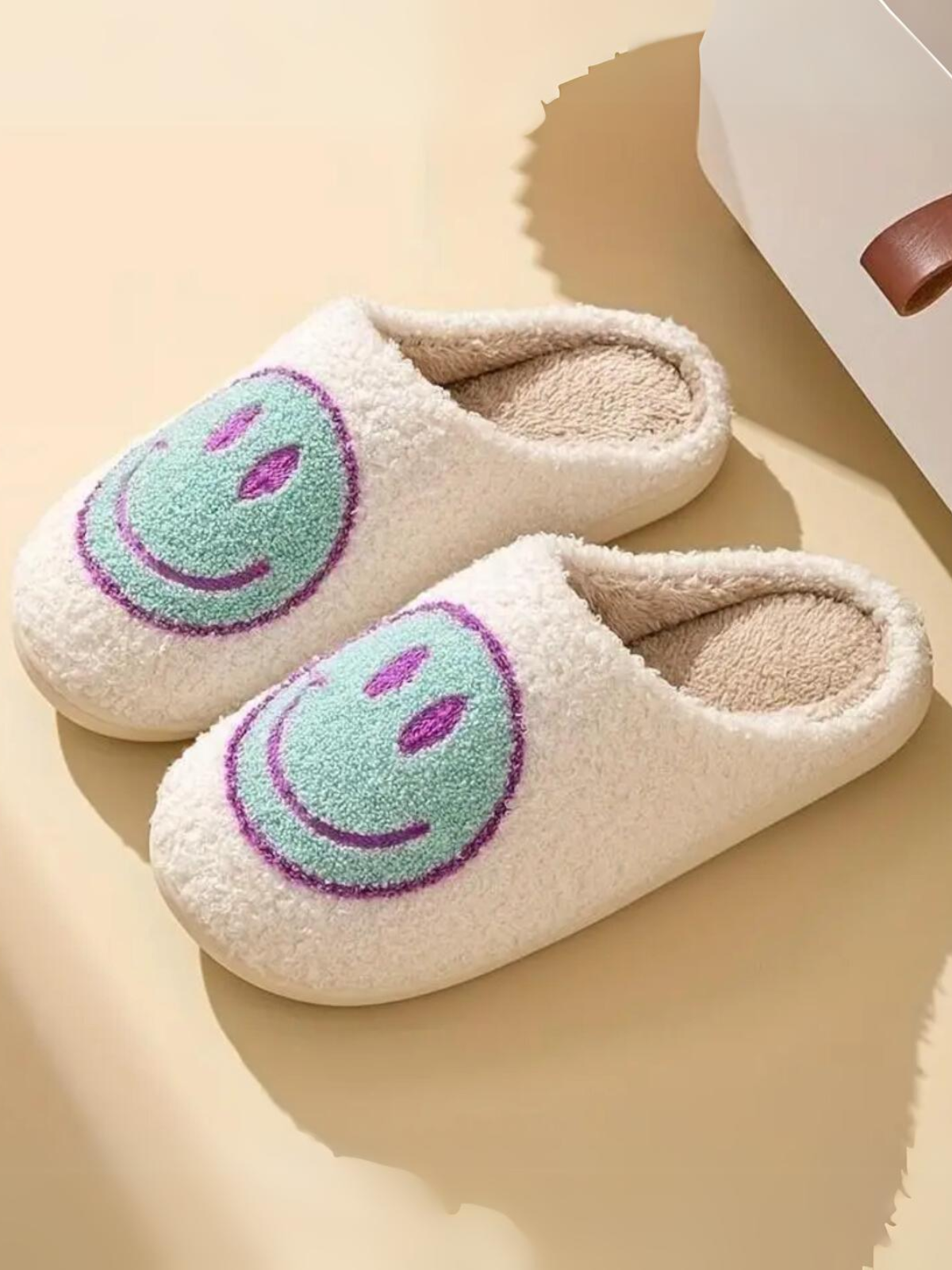 Mia Belle Girls Smiley Bedroom Slippers | Shoes By Liv & Mia