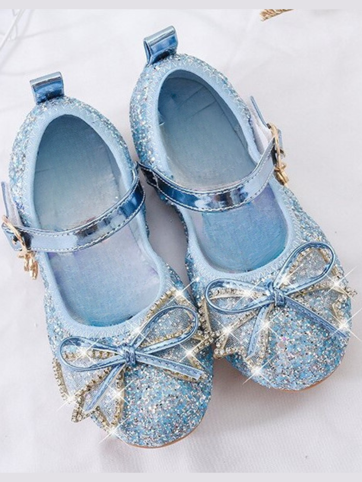 Let It Sparkle Mary Jane Glitter Shoes by Liv and Mia Blue / 8.5 Let It Sparkle Mary Jane Glitter Shoes by Liv and Mia Blue / 8.5