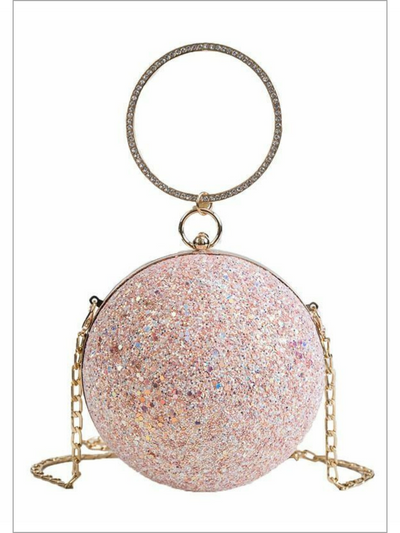 Mia Belle Girls Crystal-Embellished Sphere Clutch | Girls Accessories