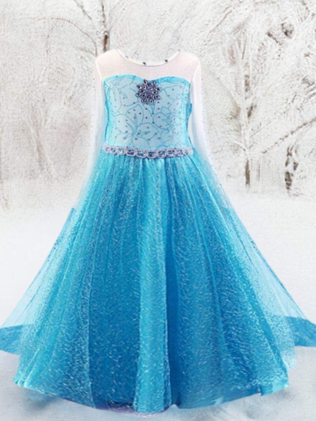 Girls Costumes | Girls Snow Princess Sparkle Costume Dress Mia Belle Girls Girls Costumes | Girls Snow Princess Sparkle Costume Dress Mia Belle Girls