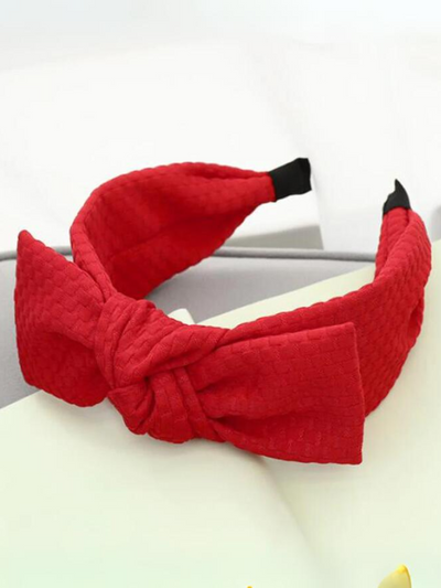 Mia Belle Girls Red Bow Knot Headband | Girls Accessories