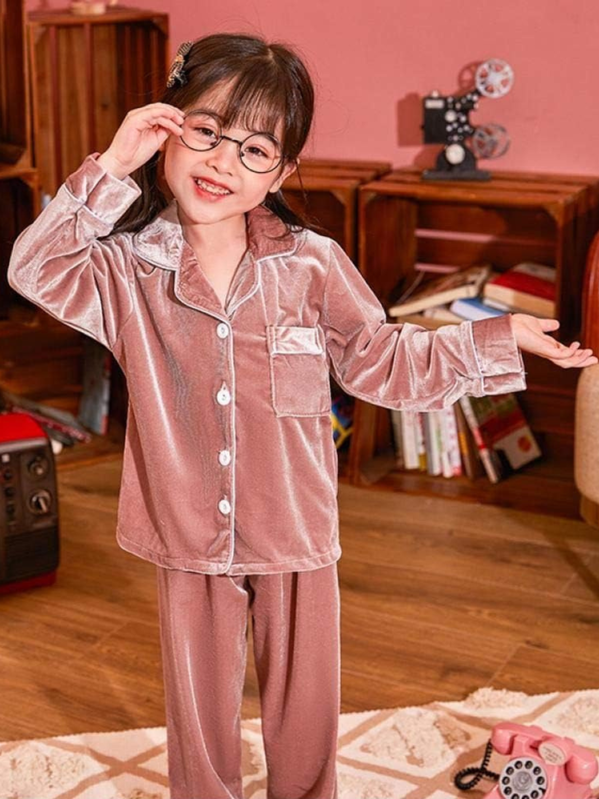 Kids Clothing Sale | Soft Velvet Pajama Set | Girls Boutique