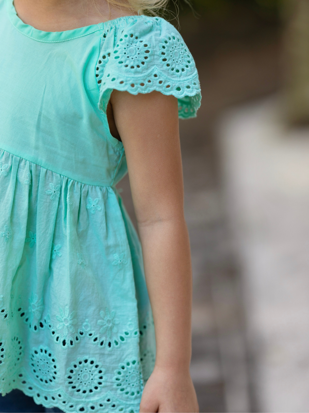 Little Miss Sunshine Top and Denim Shorts Set