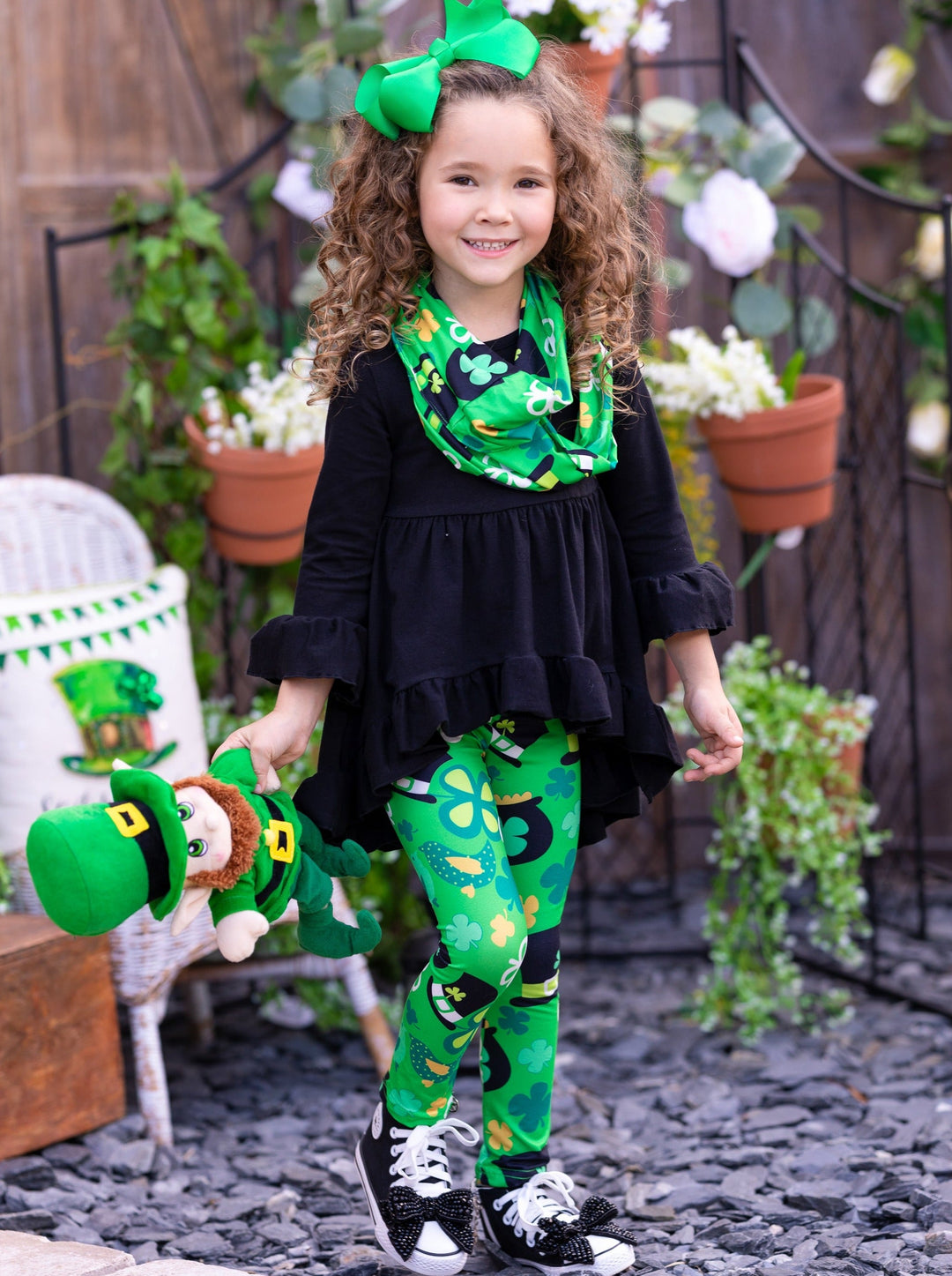 Lady Leprechaun Piece Set – Mia Belle Girls1