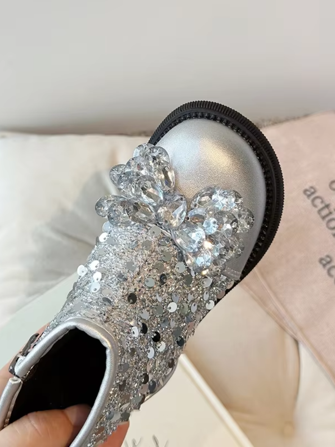Sparkle Luxe Sparkle Bow Boots