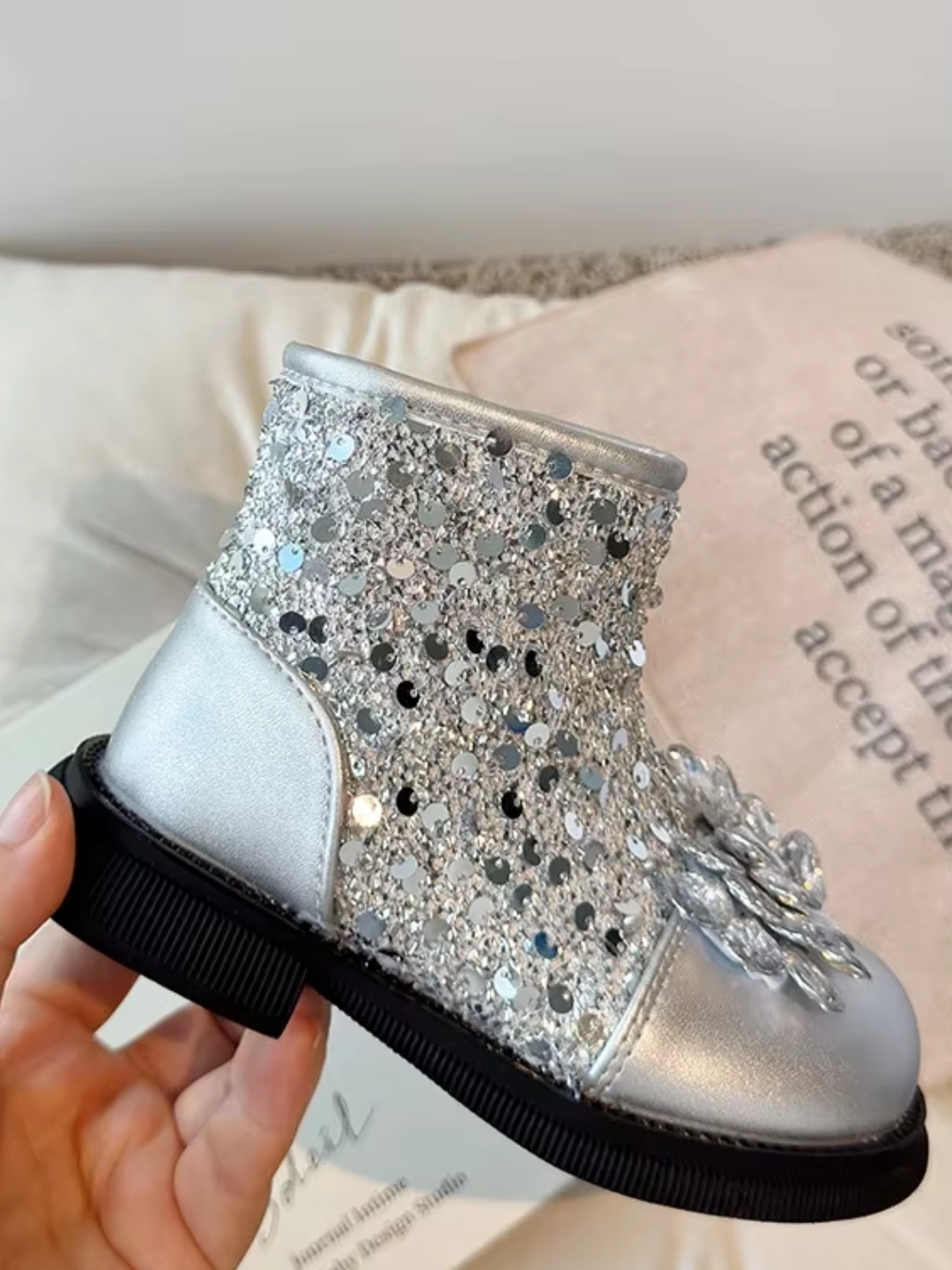 Sparkle Luxe Sparkle Bow Boots