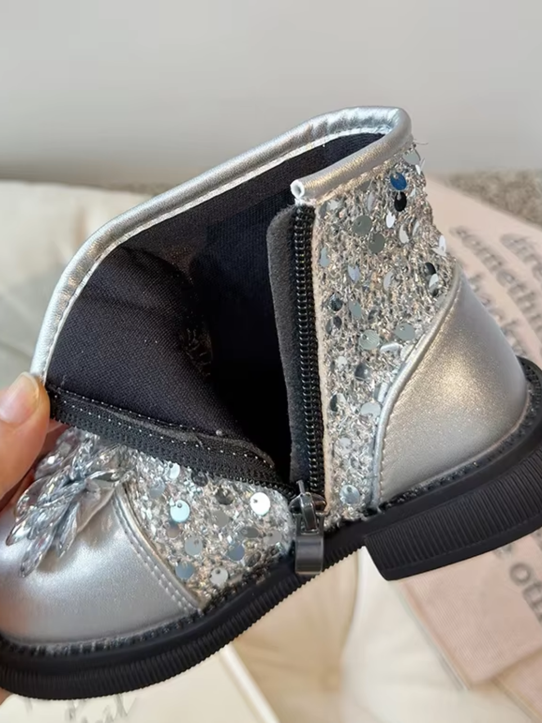 Sparkle Luxe Sparkle Bow Boots