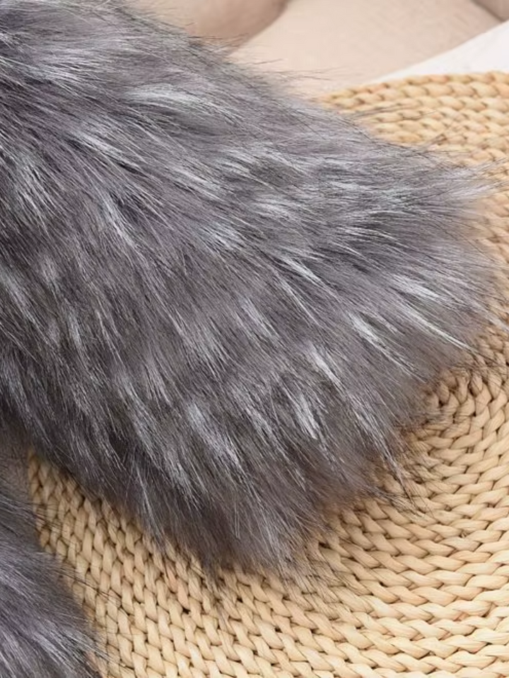 Classic Cozy Faux Fur Coat