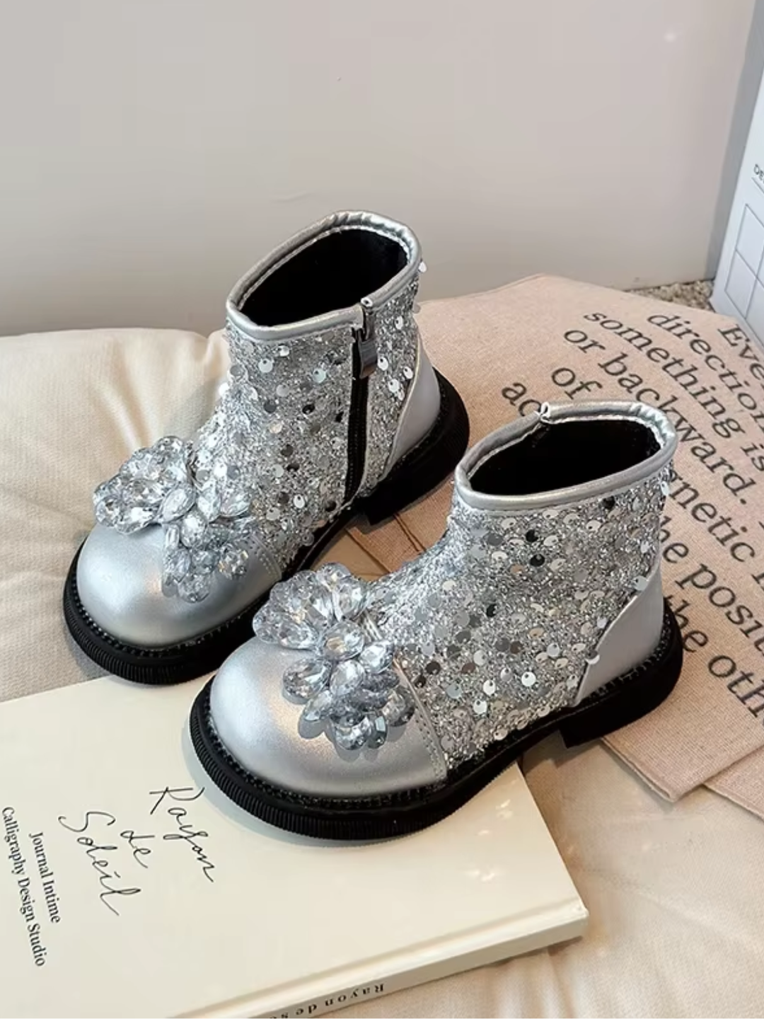 Sparkle Luxe Sparkle Bow Boots