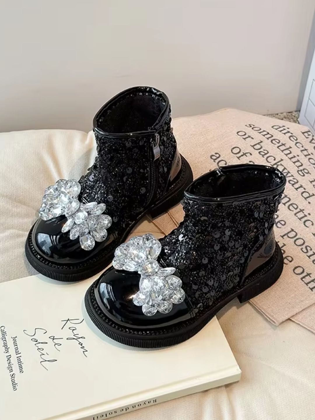 Sparkle Luxe Sparkle Bow Boots