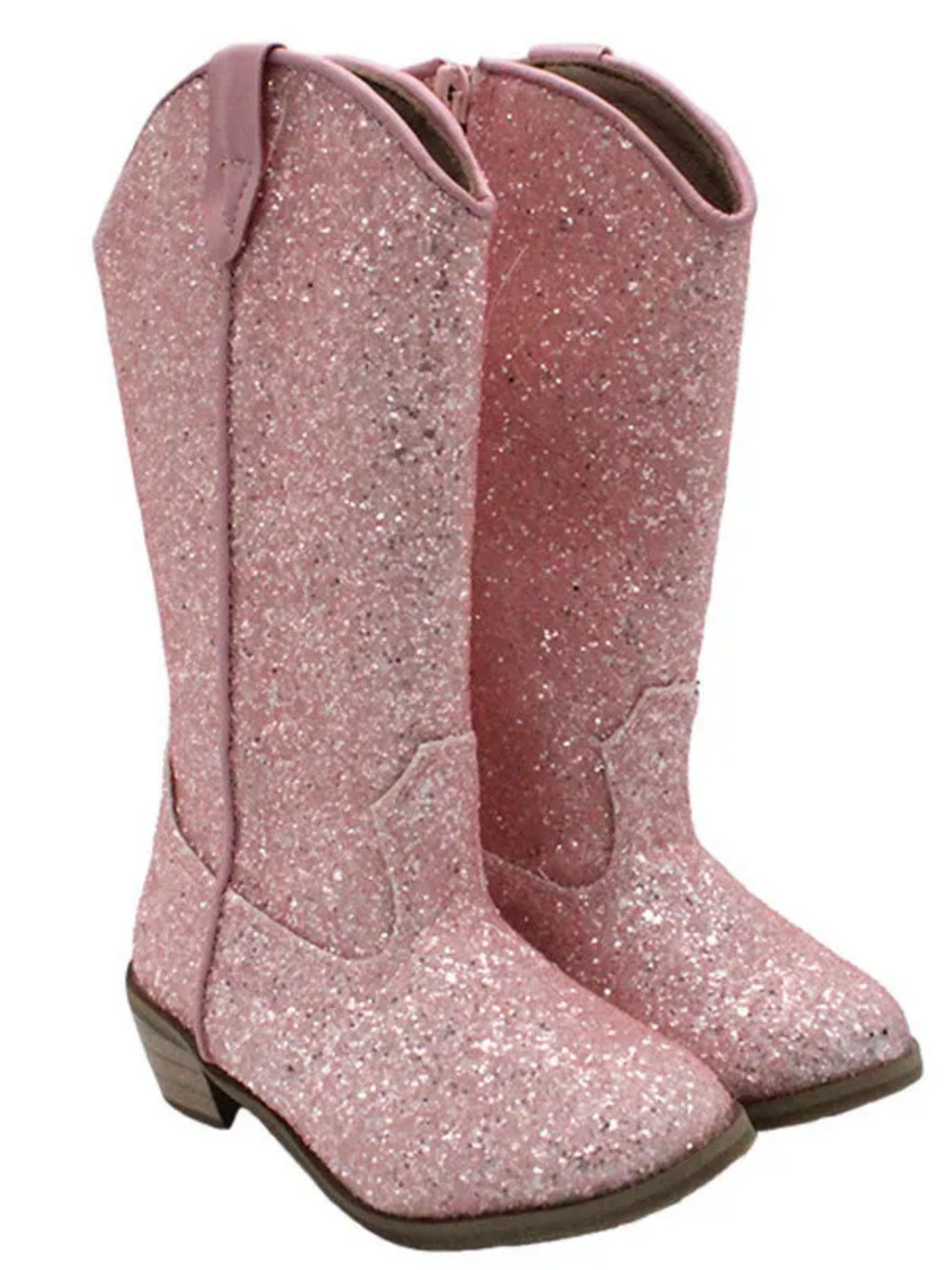 Sparkle and Shine Pink Cowboy Boots by Liv and Mia