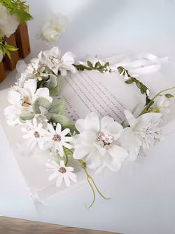 Bedazzled Boho Rhinestone Wreath Crown