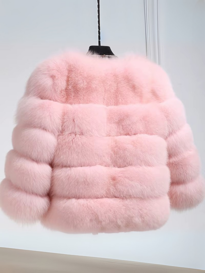 Pretty Plush Pink Faux Fur Coat
