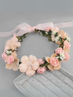 Blooming Roses Petal Flower Crown