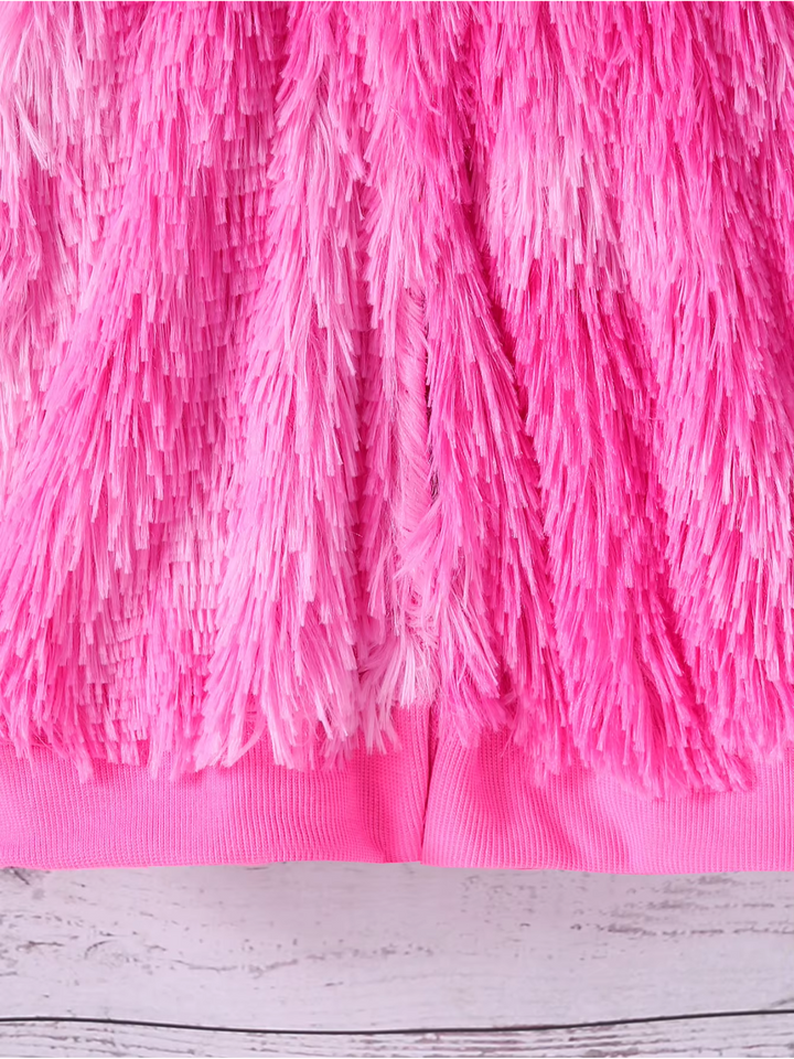 Petite Luxe Plush Fur Winter Coat