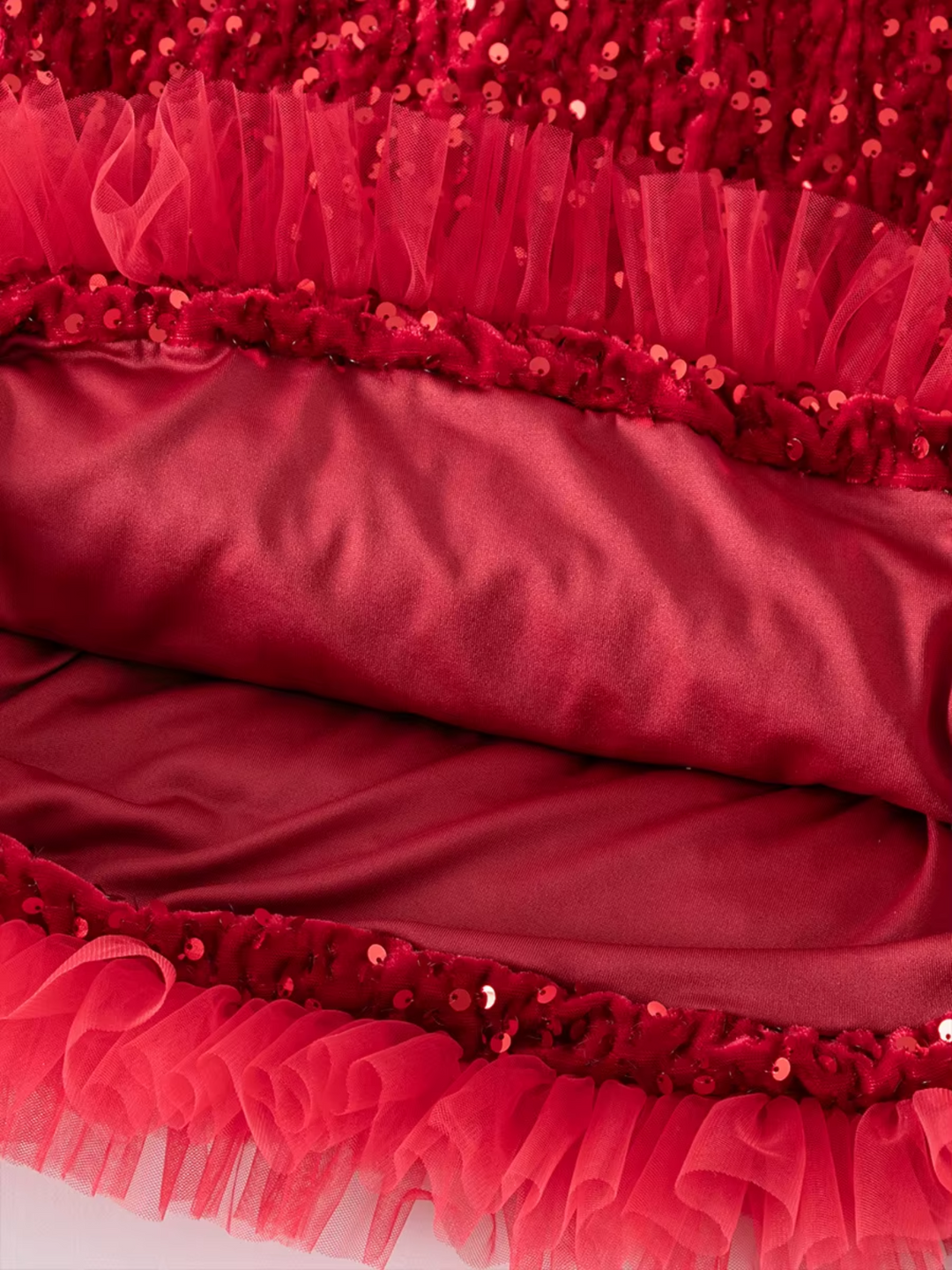 Sparkle Charm Sequin Tulle Dress