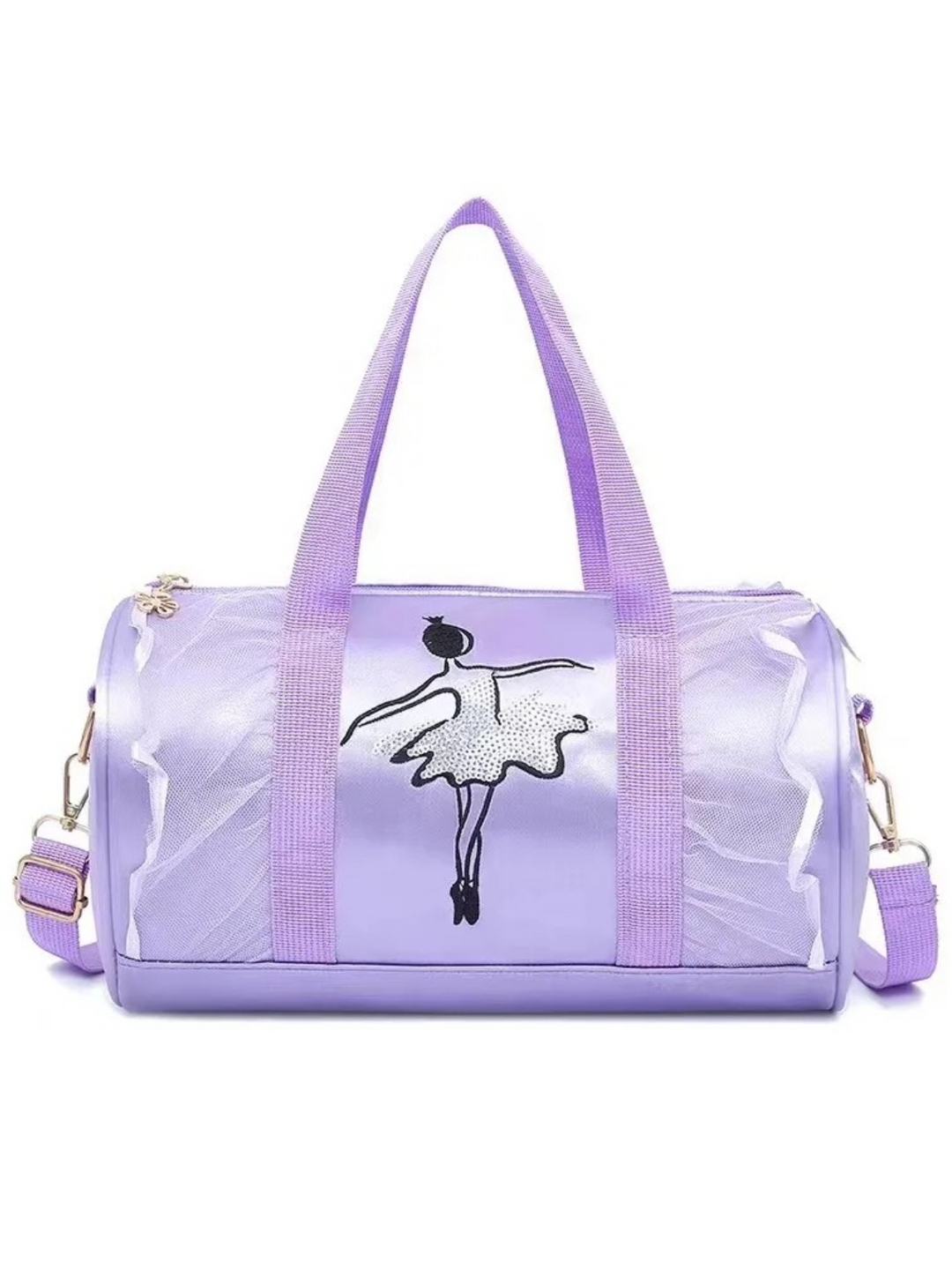 Shimmer & Shine Ballerina Dance Bag – Ballet & Gymnastics Shoulder Duffel Bag