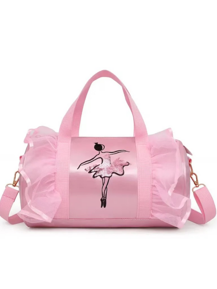 Shimmer & Shine Ballerina Dance Bag – Ballet & Gymnastics Shoulder Duffel Bag